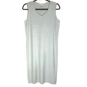 St John Collection Soft Tweed Knit Sheath Dress 14 Quiet Luxury Resort USA